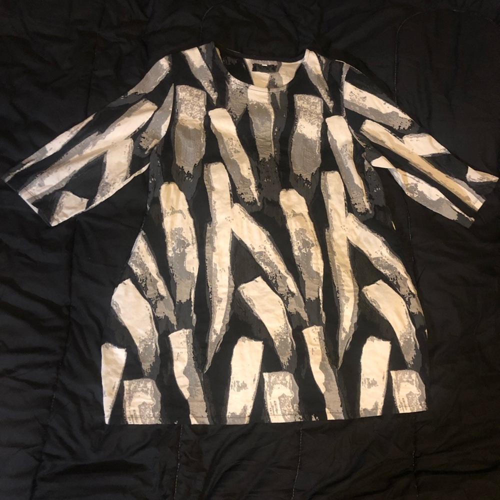 Bryn Walker Oversized Bubble Tunic with Pockets Small